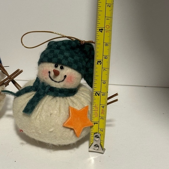 Large Collection of Stuffed Snowman Ornaments - Picture 12 of 16